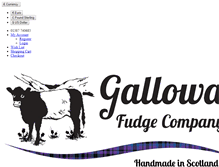 Tablet Screenshot of gallowayfudge.com
